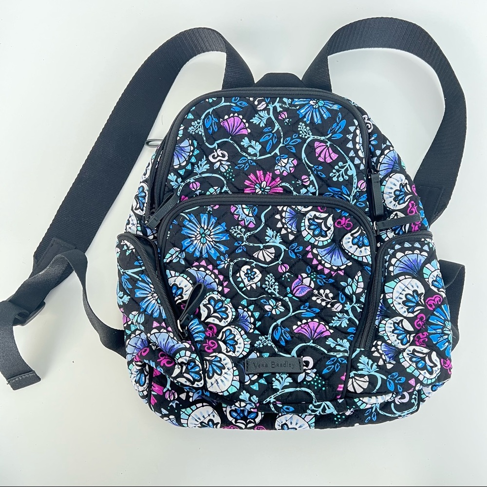 Vera Bradley Women's Signature Cotton Bramble Hadley Backpack 100% Cotton
